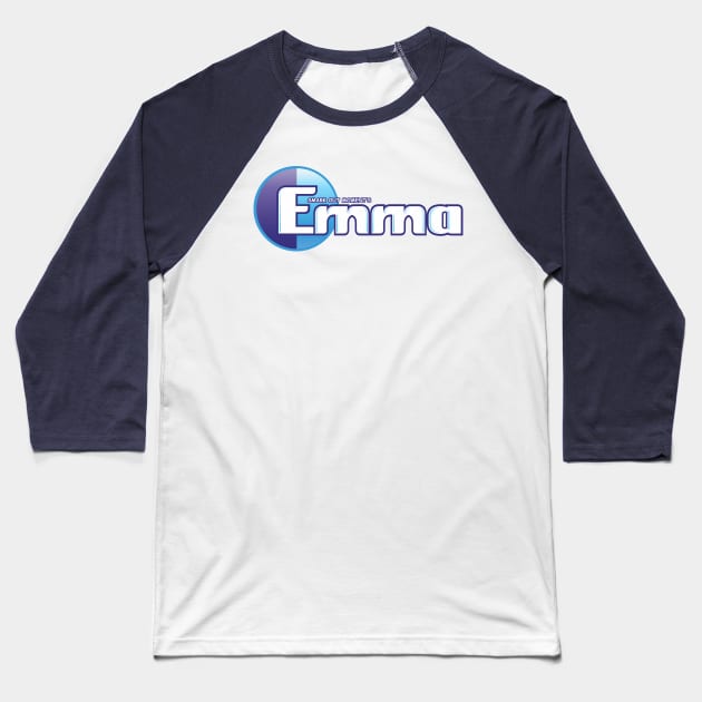 Emma Chewing Gum (Extra Parody) Baseball T-Shirt by Smark Out Moment